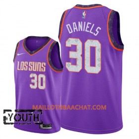 Maillot NBA Phoenix Suns Troy Daniels 30 2018-19 Nike City Edition Violet Swingman - Enfant